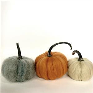 Felted Pumpkins