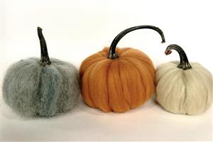 Felted Pumpkins